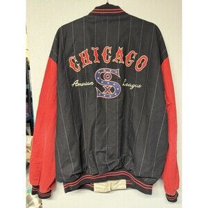 Vintage 1991 Mirage MLB Baseball Chicago White Sox Reversible Dugout Jacket XL